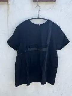 mint designs 半袖ブラウス　カットソー　2サイズ　ブラック