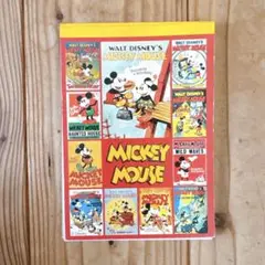 ミッキー　レトロ　メモ帳