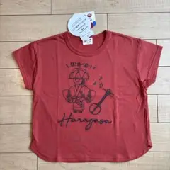 花笠イラスト Tシャツ オレンジ