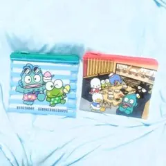 スシロー×はぴだんぶい★はぴなついえい！ファスナーポーチ★コラボ
