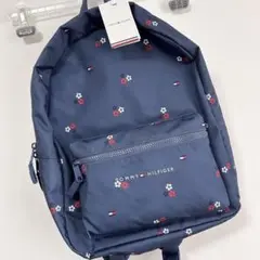 TOMMY HILFIGER ネイビー 花柄リュック　新品　未使用　タグ付