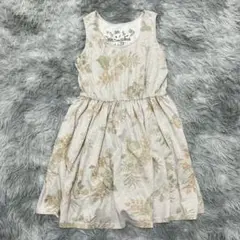 美品✨【RIVET&SURGE】 花柄 総柄 ノースリーブワンピース M