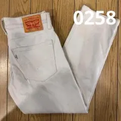 Levi's 511 ホワイト デニムパンツ W32 L32