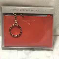 アイコニック キーコインウォレット 赤系 レッド