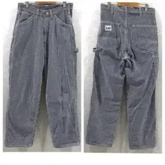 Lee ヒッコリー ペインターパンツ ワークパンツ 美品 白紺 S