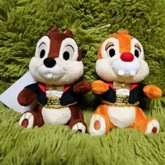 チップとデール ぬいぐるみバッジ