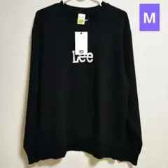 Lee 黒 トレーナー ロゴ刺繍 新品タグ付　メンズM