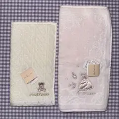 最終値下げ【新品/未使用】☆ジルシュチュアート☆タオルハンカチ2枚セット
