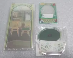 フクヤ　キャラ福くじ　キッチン　アクリルフレーム　グリーン