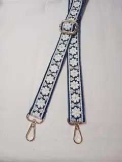 No.38 ショルダー　ハンドメイド　インド刺繍リボン