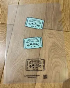 レア品！THE H.W. DOG & CO. ステッカー➕クリアファイルセット