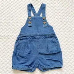 バースデイ　テータテート　tete a tete デニムサロペット　80