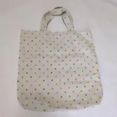 水玉模様トートバッグ
