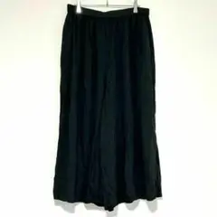 n0544【ユニクロ】ギャザースカートパンツ　XL　ウエストゴム　ストレッチ