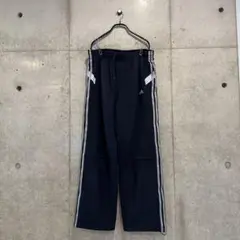 adidas サイドストライプパンツ ネイビー