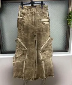 NO/FAITH STUDIOS CAMO MONOGRAM CARGO M