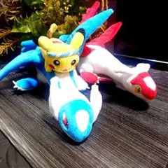 【おまけ多数‼️】フクオカ ぬいぐるみ ラティアス ラティオス ピカチュウ