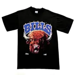 M ほぼデッド 90s USA SALEM NFL バッファロービルズ Tシャツ