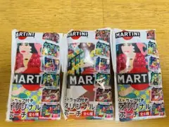 MARTINI オリジナル ポーチ(ストラップ付き)3点