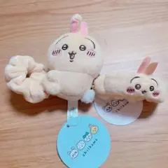 ちいかわぬいぐるみシュシュ&リストバンドキーホルダー