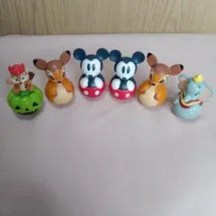ディズニー　キャラクター　起き上がりこぼし　フィギュア　6個