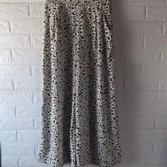 ZARA　ザラ　ワイドパンツ　ダルメシアン　xs