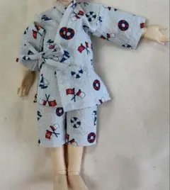 幼SDサイズ　甚平　マリン
