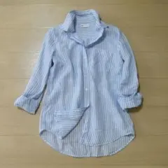 ☆GAP☆リネン100% オーバーサイズシャツ/XXS