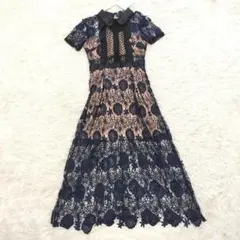新品未使用タグ付 総レース ワンピース インポートドレス