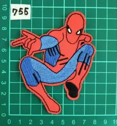 スパイダーマン刺繍アイロンワッペン755