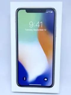 iPhone X 64GB SIMフリー SIMロック解除済み シルバー 本体
