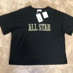 新品 CONVERSE コンバース レディース 半袖 Tシャツ 黒色 M シャツ