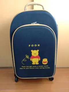 かわいい! ディズニー くまのプーさん デニム素材 キャリーケース バッグ 旅行