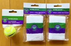 Wimbledon(ウィンブルドン)現地購入 ミニテニスボールとリストバンド×2