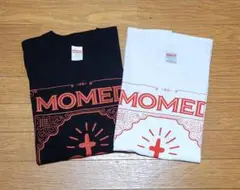 MOMED Tシャツ 2枚セット ブラック ホワイト Lサイズ