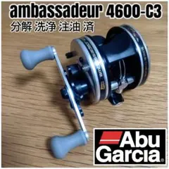 中古 アンバサダー 4600-C3 ベイトリール　アブガルシア □ABU アブガルシア アブアンバサダー ベイトリール 4600C3□