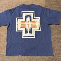 Pendleton Tシャツ ネイビー　XL デザインがカッコいい‼️