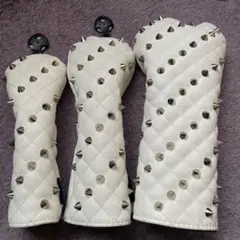 ANNEUスタッズ付き ヘッドカバー 3個セット