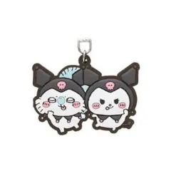 モモンガ×クロミ　なかよしラバーマスコット　ちいかわサンリオキャラクターズ