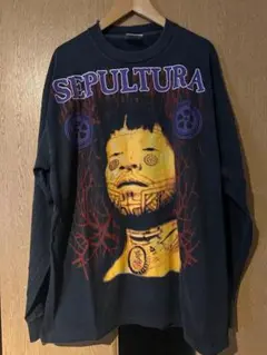SEPUTURA セパルトゥラ ロンT ロングスリーブ tシャツ XL 黒