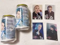 オリジナル ラベル缶 スキズ FCくじ ステッカー ヒョンジン