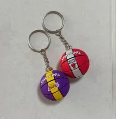 バスケットボールキーホルダー　2種2個セット