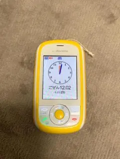 docomo キッズ携帯　HW-01D イエロー