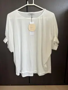 エニィファム　Tシャツ　カットソー　新品　袖タック