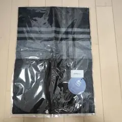 SHIPS any ダークグレー ストライプ マフラー
