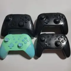 【Switch】プロコン 他 ジャンクコントローラー 4個セット