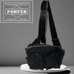PORTER ポーター ウエストバッグ タンカー ナイロン ブラック ③