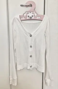 シロノサクラ　カーディガン　ホワイト