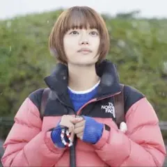 ノースフェイス ショートヌプシジャケット M 杉咲花