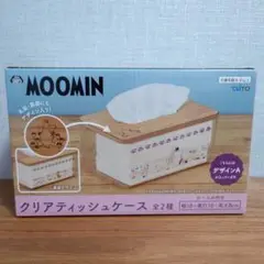 Moomin　ムーミン　クリアティッシュケース　デザインA